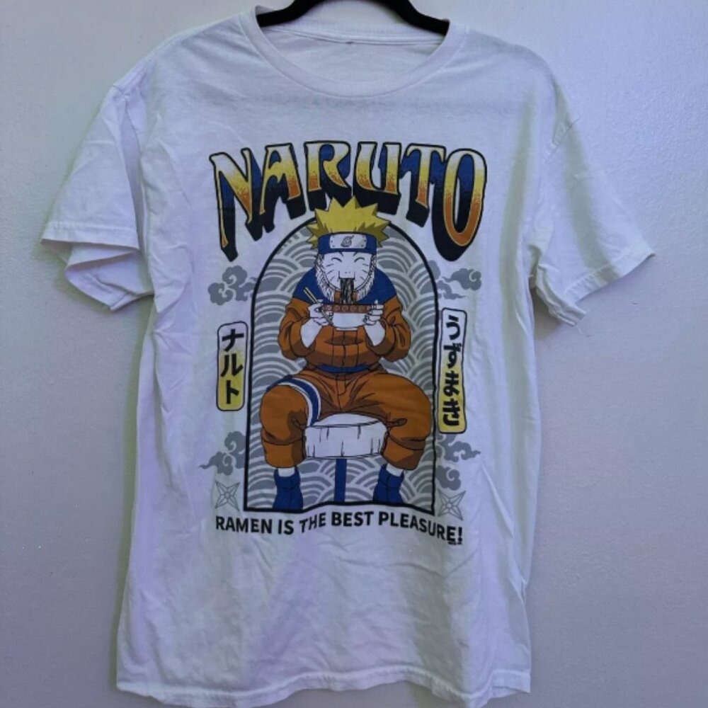 Naruto Ramen in The Best Pleasure white t shirt M